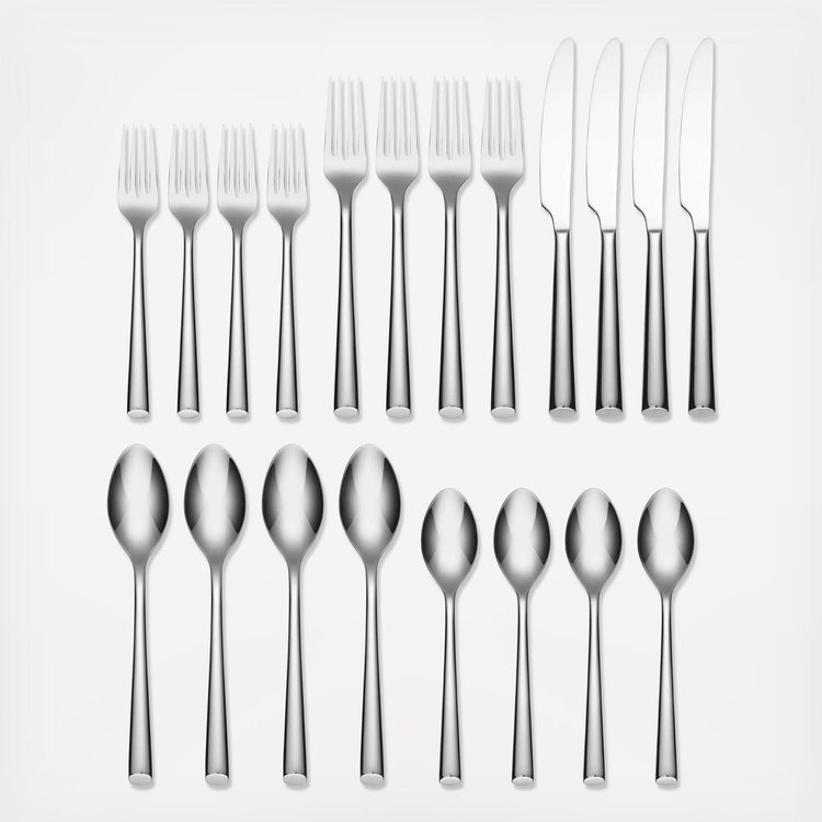 Cambridge Silversmiths, Gilda 20-Piece Flatware Set, Service for 4