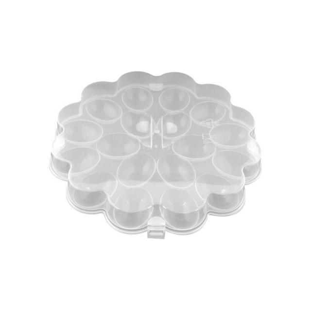 Viramontes Deviled Egg Platter with Snap On Lid (Set of 2)