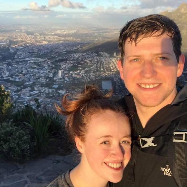 August 2017 - Another slightly terrifying international hike at Lion's Head in Cape Town.
Dan pushed Meg to make it to the top (both metaphorically and physically).