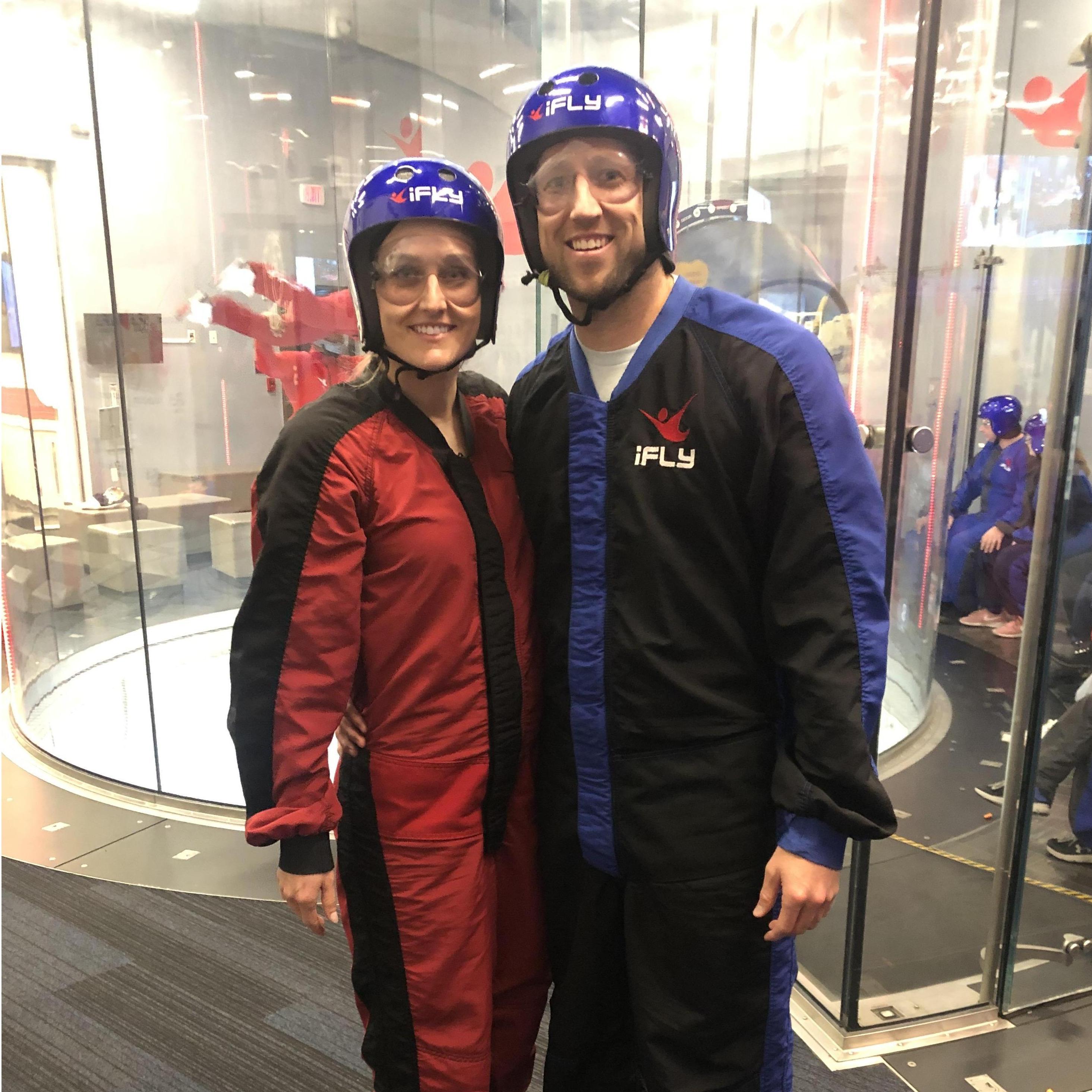 Most exciting Valentines Day- now we know well skydive on our honeymoon!