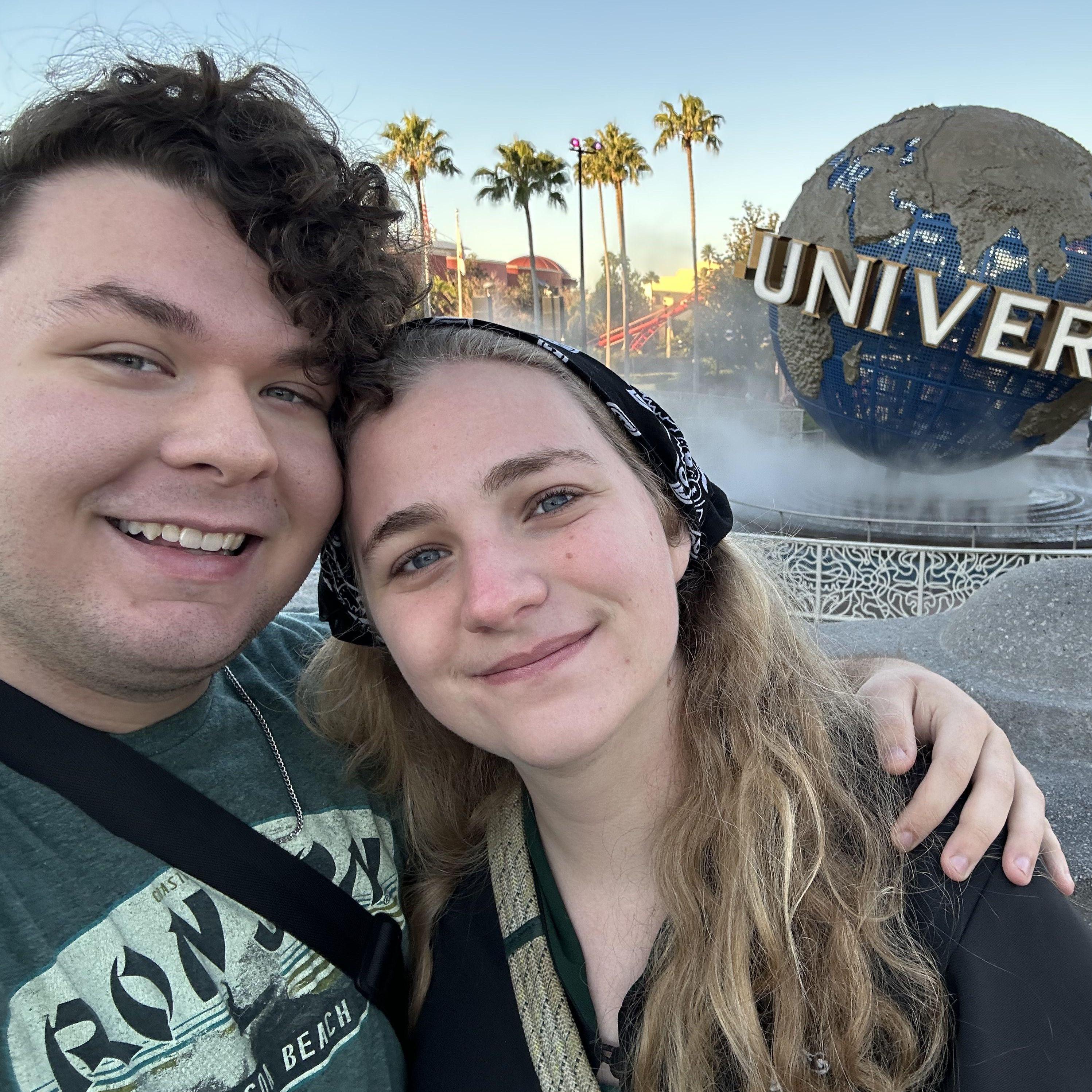 Our first solo vacay! We loved having Disney and Universal to ourselves.