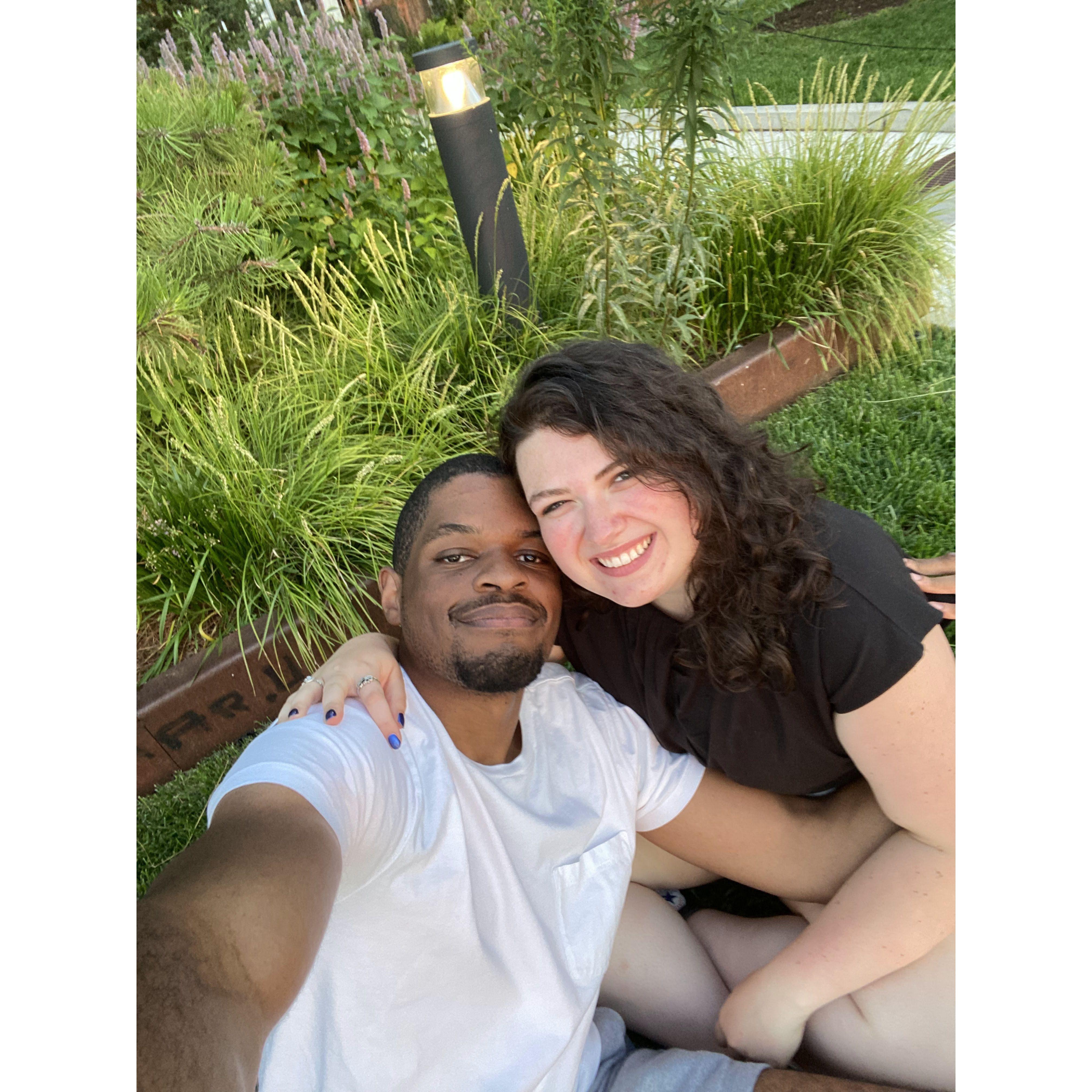 Our first photo together!