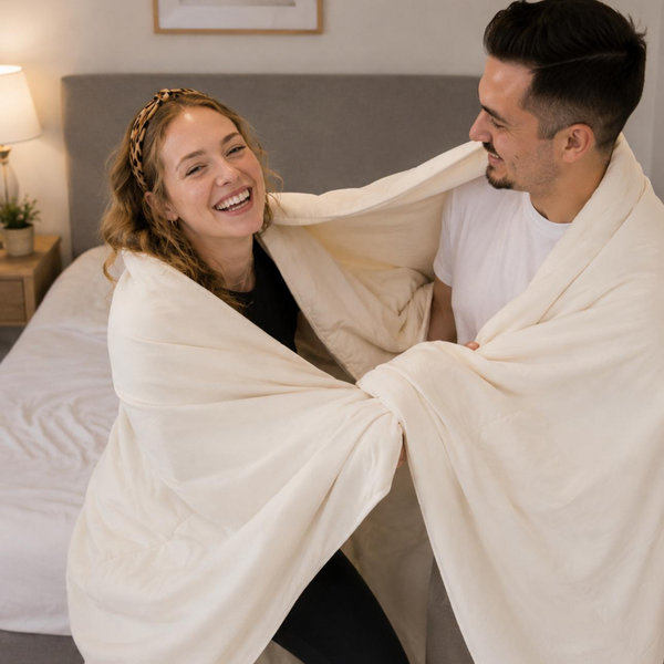 REST® Evercool® Cooling Comforter, Full/Queen, Blanket for Hot Sleepers, All Season Bedding to Keep Cool for Night Sweats, Breathable Lightweight Blanket, 90"x90" Inches, Snow Ivory