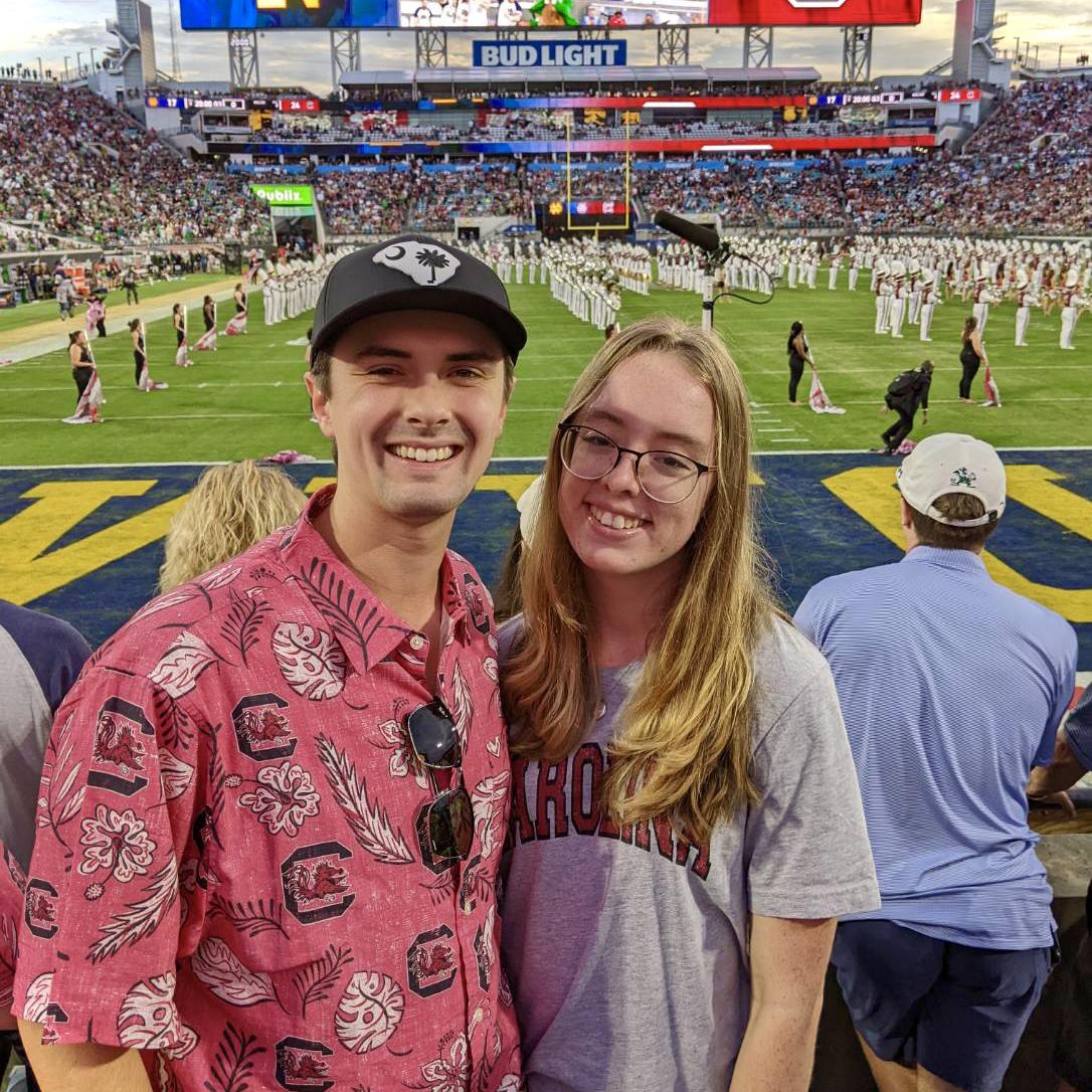 Gatorbowl game in Jacksonville! USC vs Notre Dame!