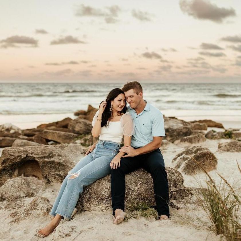 Engagement Photos | Washington Oaks State Park | 28 North Photography