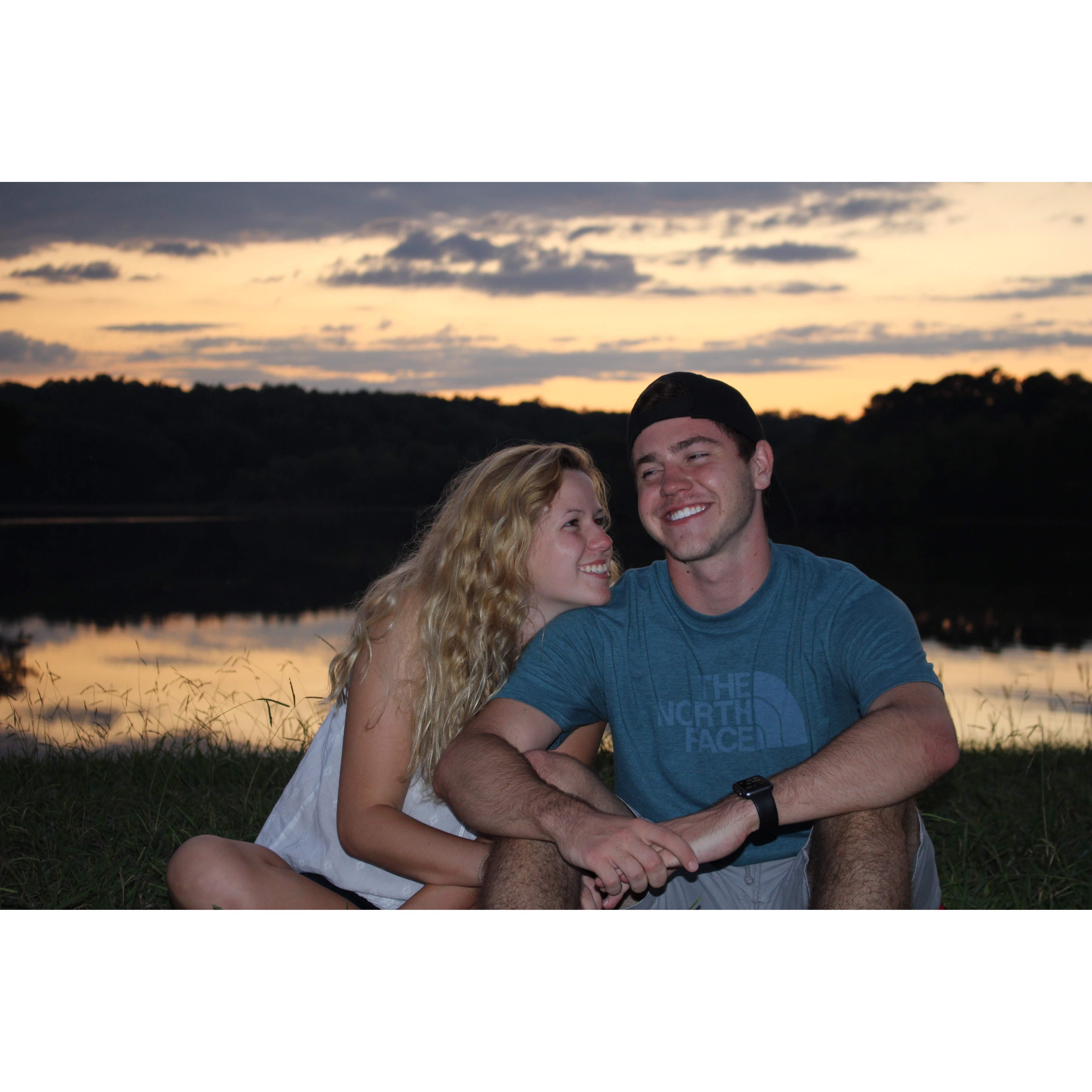 The first three years of our relationship included a lot of back-and-forth between our respective college towns, Raleigh (NCSU) and Chapel Hill (UNC). We wouldn't have had it any other way.