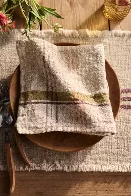 Yarn Dyed Plaid Napkins, Set of 2