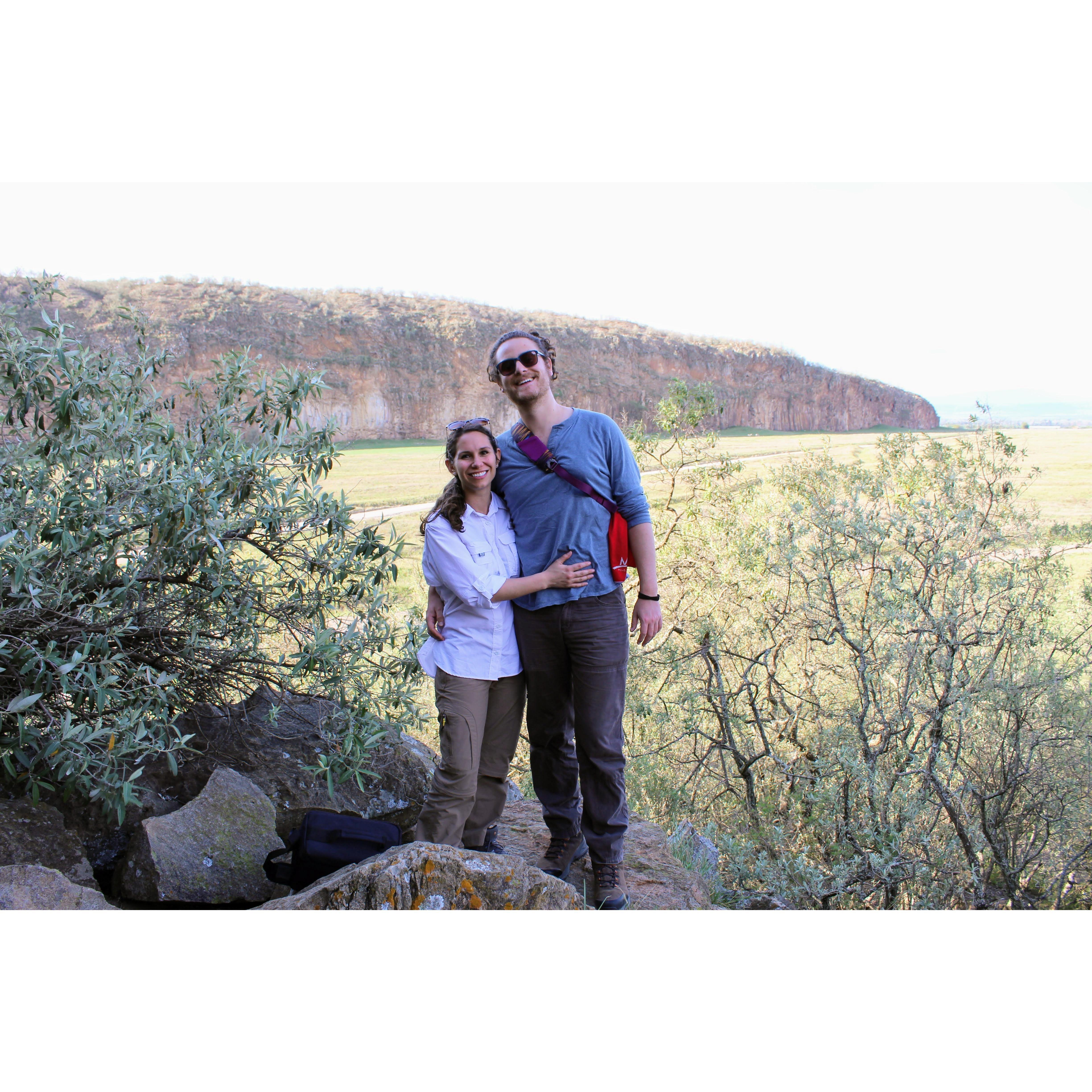 Our trip to Kenya marked our fourth continent traveled together! We're hoping to hit continent #5 for our honeymoon.