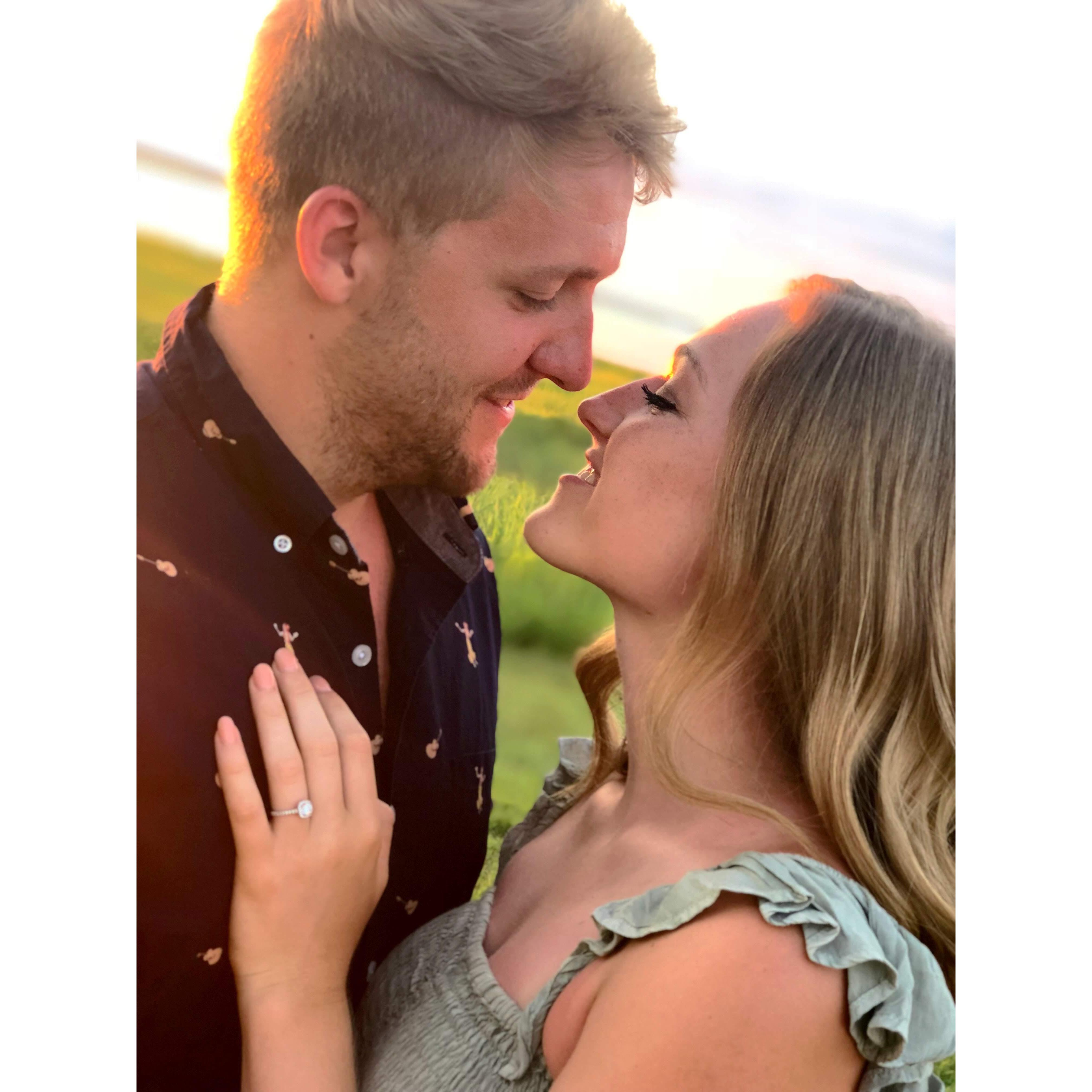 Engagement shoot in Chincoteague, VA