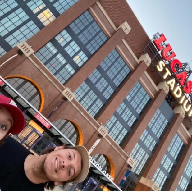 The last night of our 12 day road trip so Alissa could see the Colts stadium (our relationship survived driving through Chicago earlier this day)