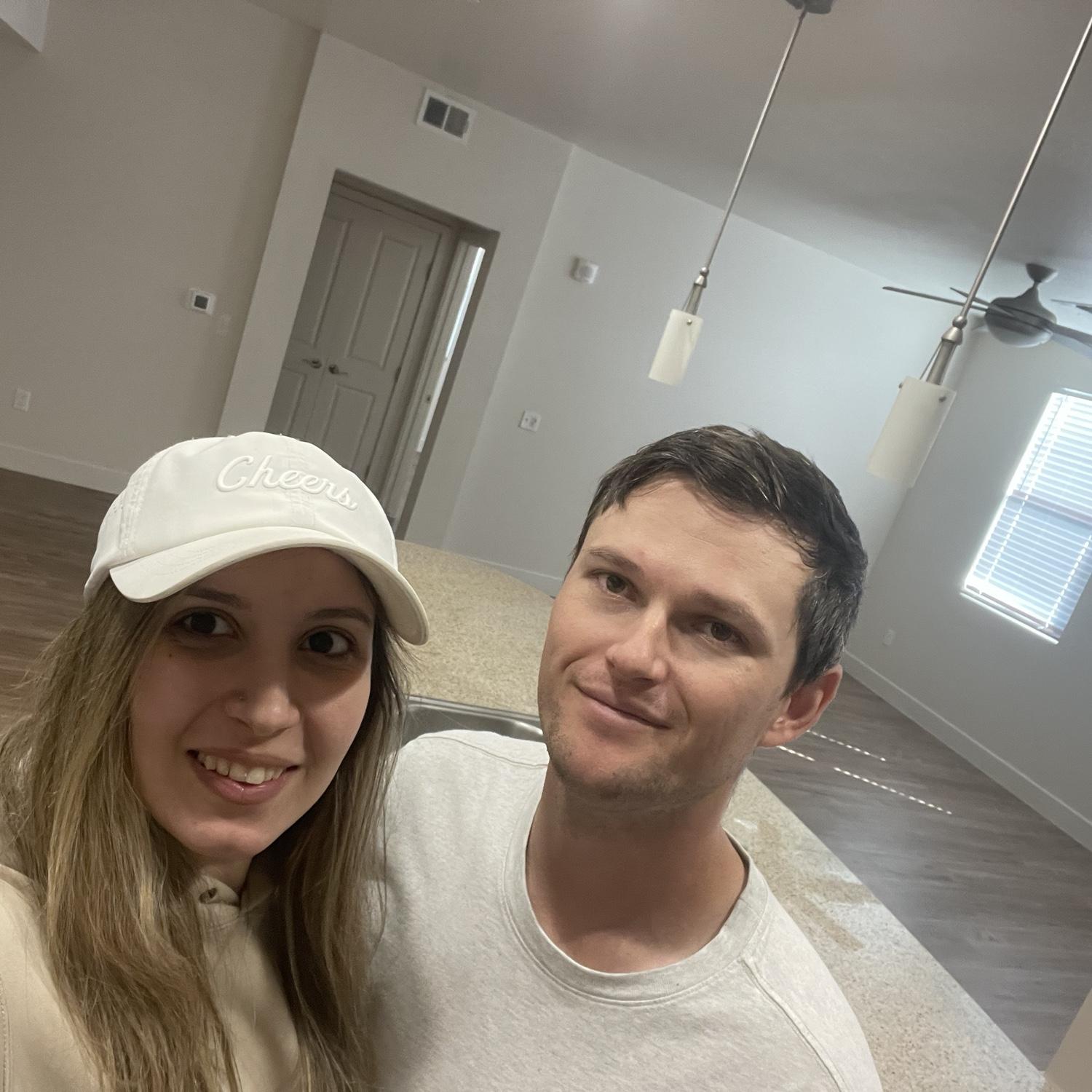 Moved out of our first apartment together.