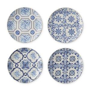 Porto Appetizer Plates, Set of 4, Pattern