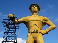 Golden Driller Statue