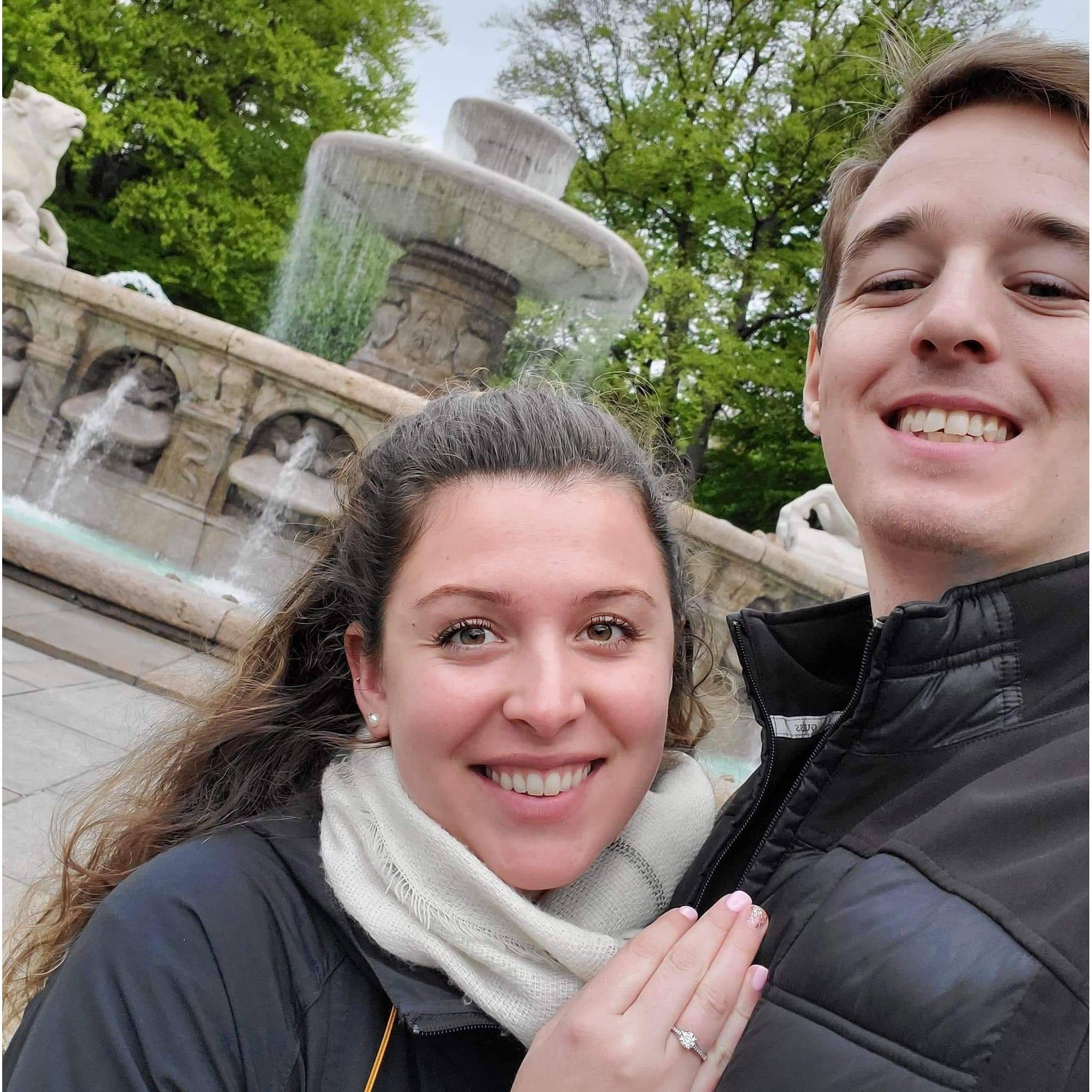 When we got engaged