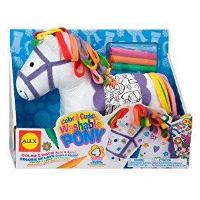 "Color and Cuddle" washable pony stuffed animal - CCPEP