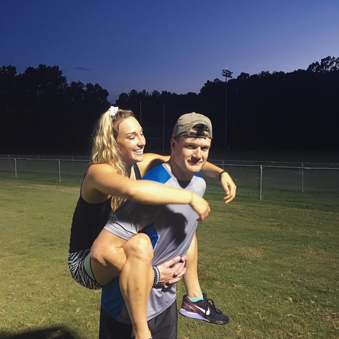 This was taken after a late-night Spikeball game at the intramural fields!