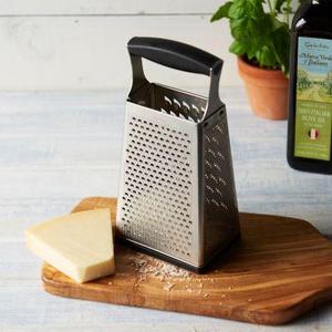 Cuisipro 4-Sided Box Grater with Ginger Grater Base