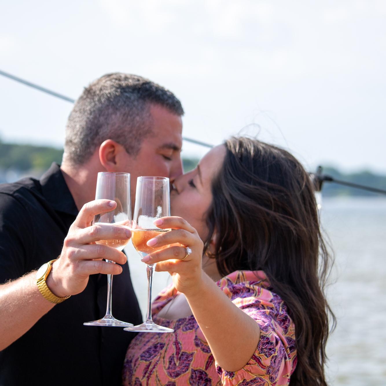 Our engagement party celebration with our family and sweetest friends.