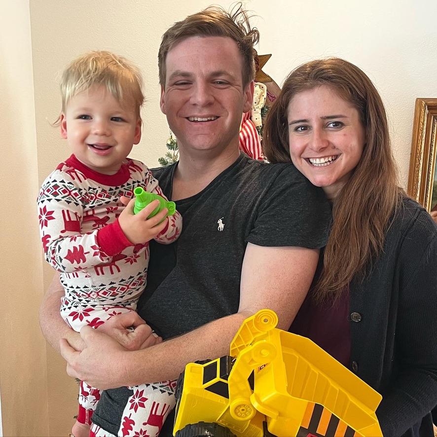 Our second Christmas together with the man, the myth, the legend, Fen!