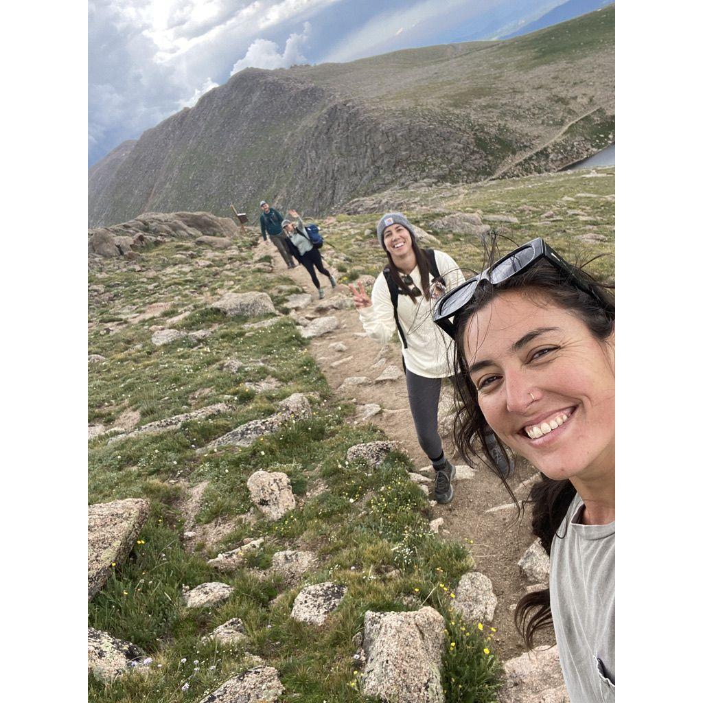 Hiking a 14er with friends!