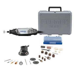 3000 Series 1.2 Amp Variable Speed Corded Rotary Tool Kit with 28 Accessories and Carrying Case