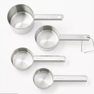 4pc Stainless Steel Measuring Cups - Figmint™