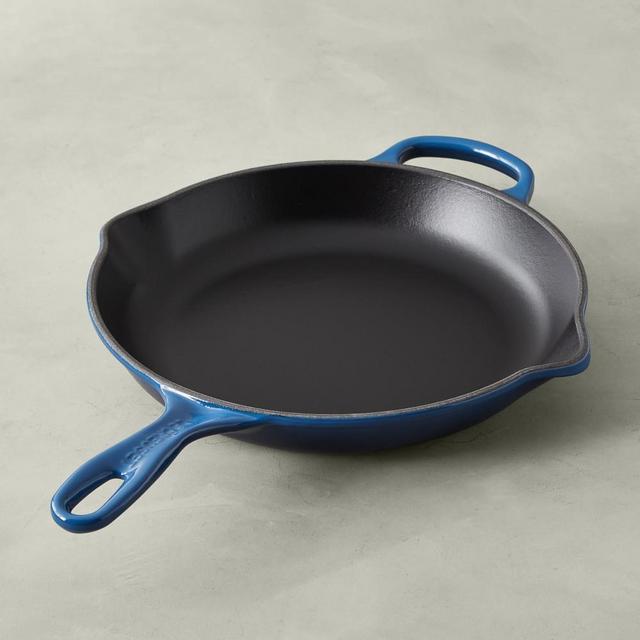 Le Creuset Cast-Iron Fry Pan, 10 1/4", Lapis