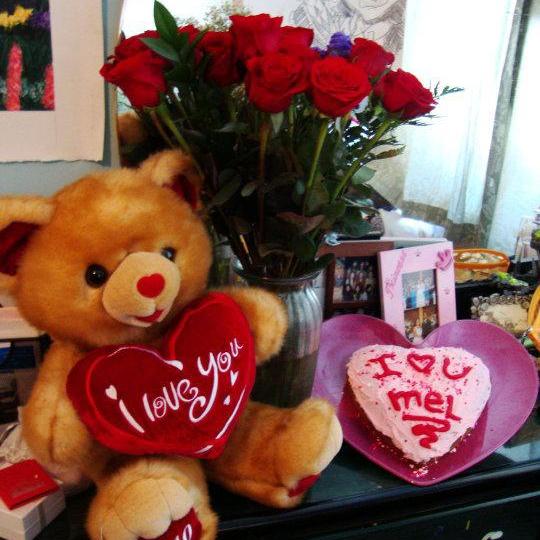 Our first Valentine's Day!