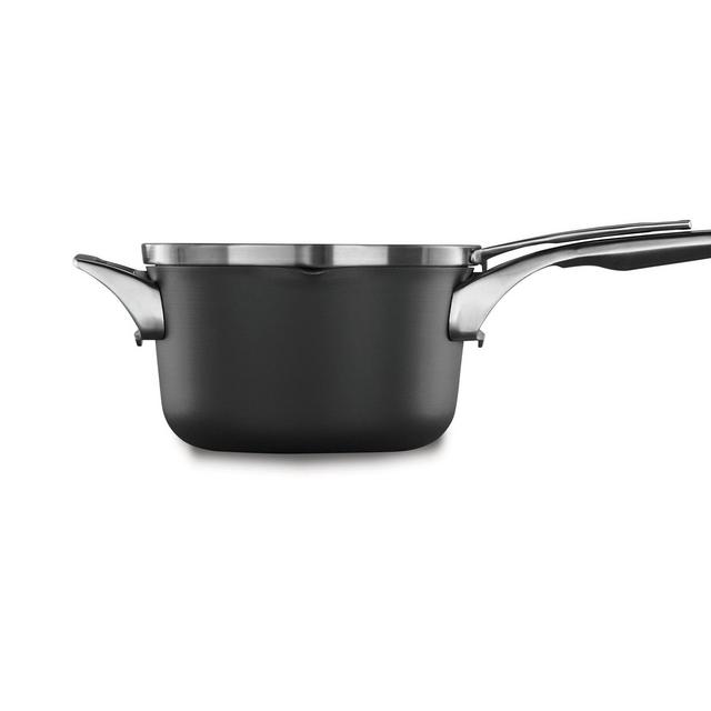 Calphalon Premier™ Space Saving Hard Anodized Nonstick 3.5 qt. Pour and Strain Sauce Pan