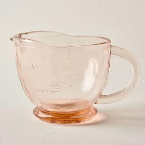 Magnolia Blush Glass 4 Cup Measuring Cup