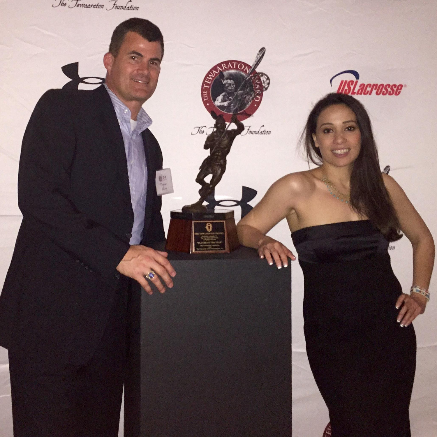 The Tewaaraton Award is given annually to the most outstanding American college lacrosse player.