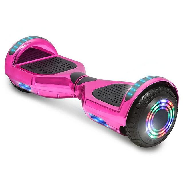 TPS Power Sports Electric Hoverboard Self Balancing Scooter for Kids and Adults Hover Board with 6.5" Wheels Built-in Bluetooth Speaker Bright LED Lights UL2272 Certified