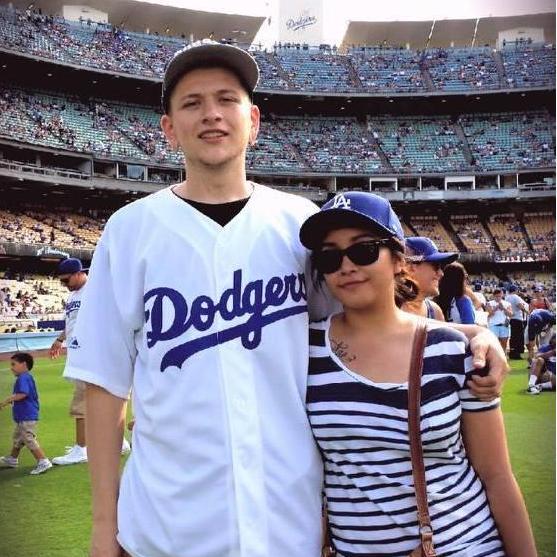 First Dodger game together!