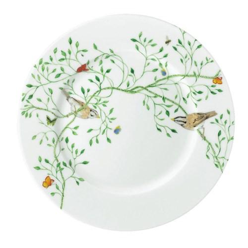 Raynaud Wing Song Salad Plate #1, with Brown Bird