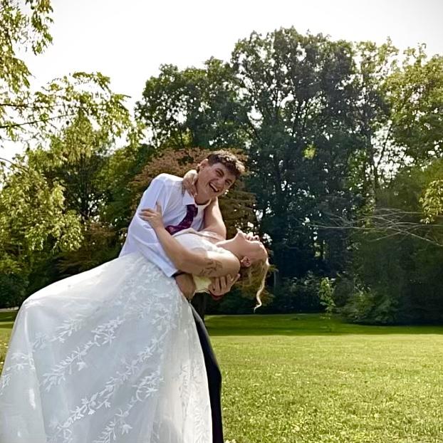 Behind the scenes of the day we got married!