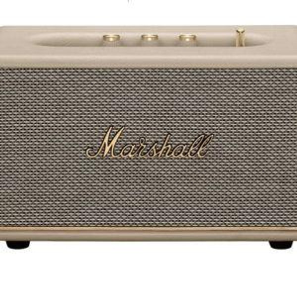 Marshall - Acton III Bluetooth Home Speaker with Bass / Treble / Volume Controls and 3.5 mm Auxiliary Input - Cream