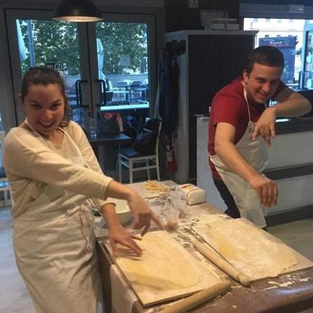 Pasta making in Italy!