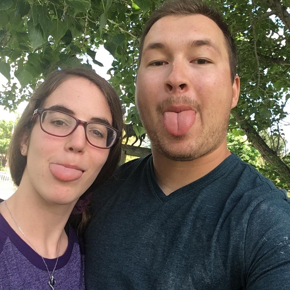 Goofing off together in Meeker during the summer of 2019