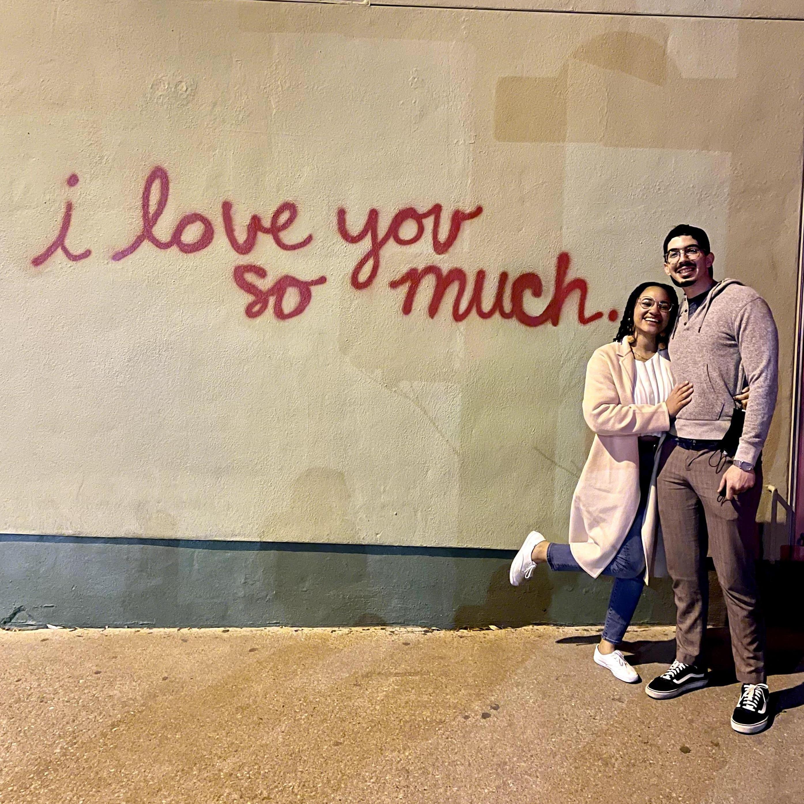 Our most recent roadtrip to the weird city of Austin! This mural was too perfect, too cute, too cheesy