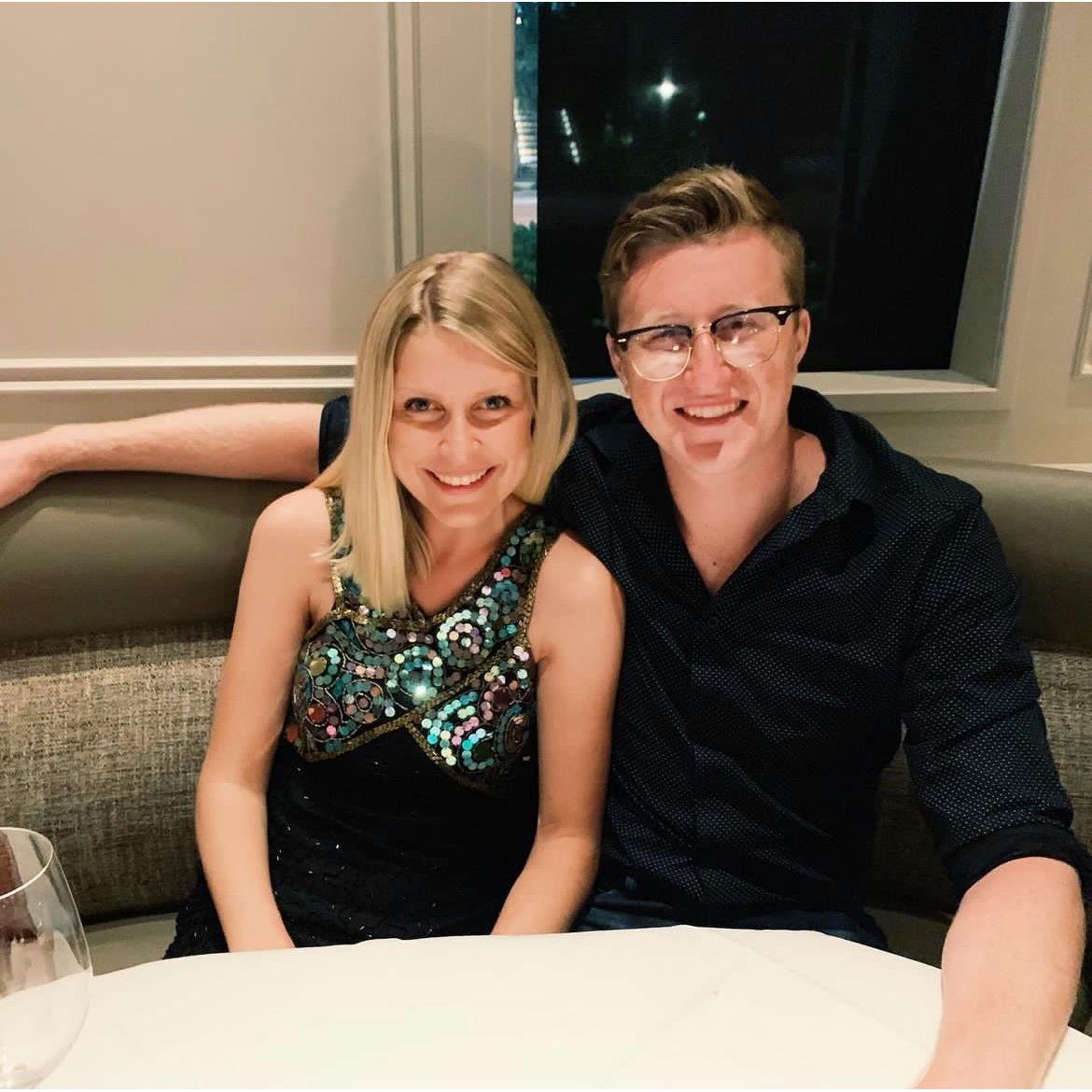 Michael taking Devon to Ruth's Chris steakhouse (our favorite!) for her 21st birthday.