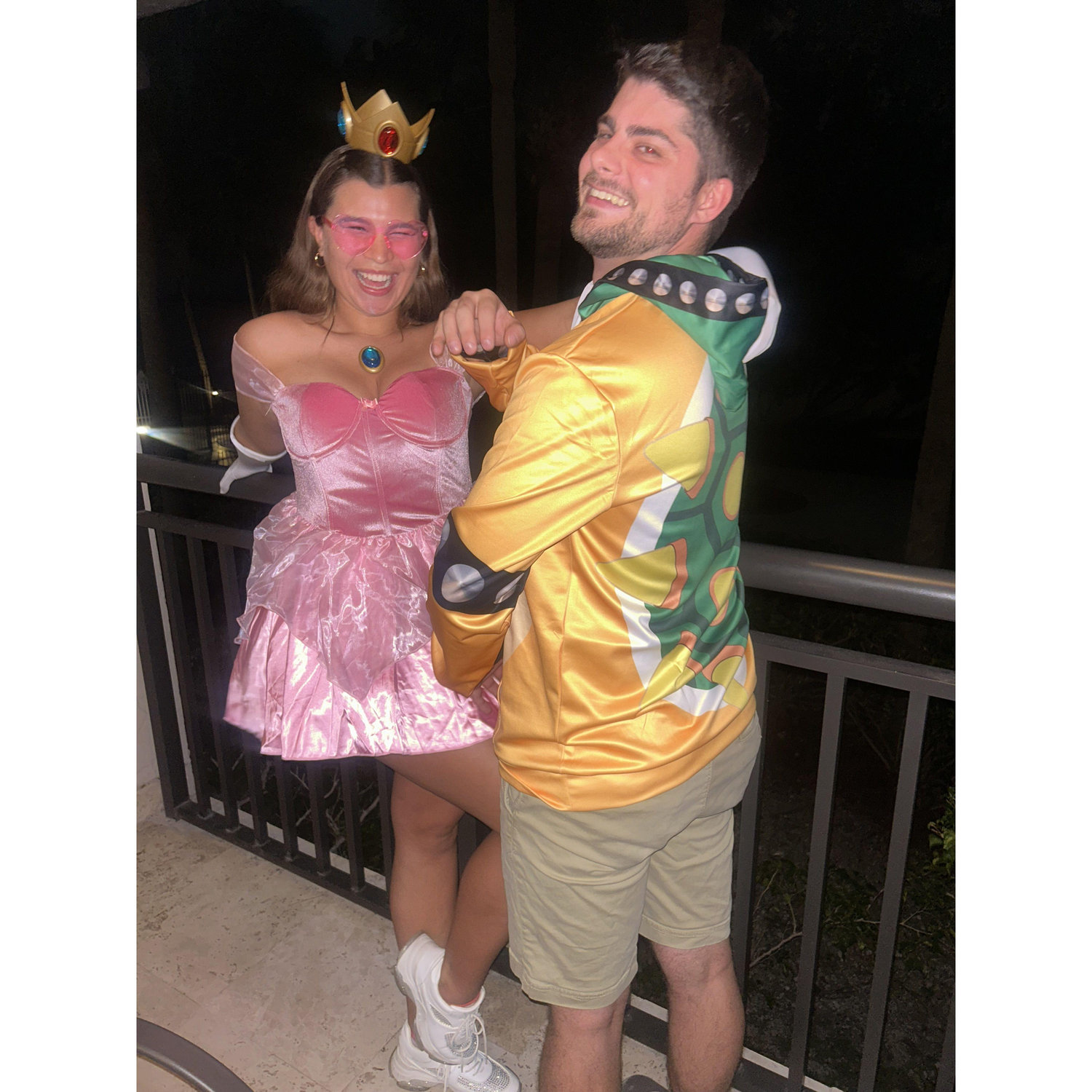 Princess Peach and Bowser for Halloween 2023