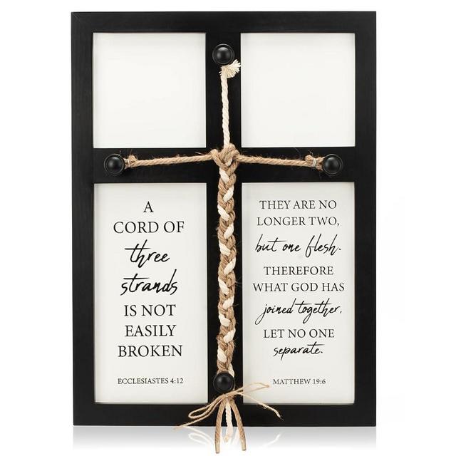 Our Centerpiece A Cord Of Three Strands Wedding Ceremony Sign, 17" X 23", Unity Braid For Wedding Ceremony, Wedding Unity Ideas, Unity Ceremony Ideas, Unique Wedding Ceremony Unity Gift Or Anniversary