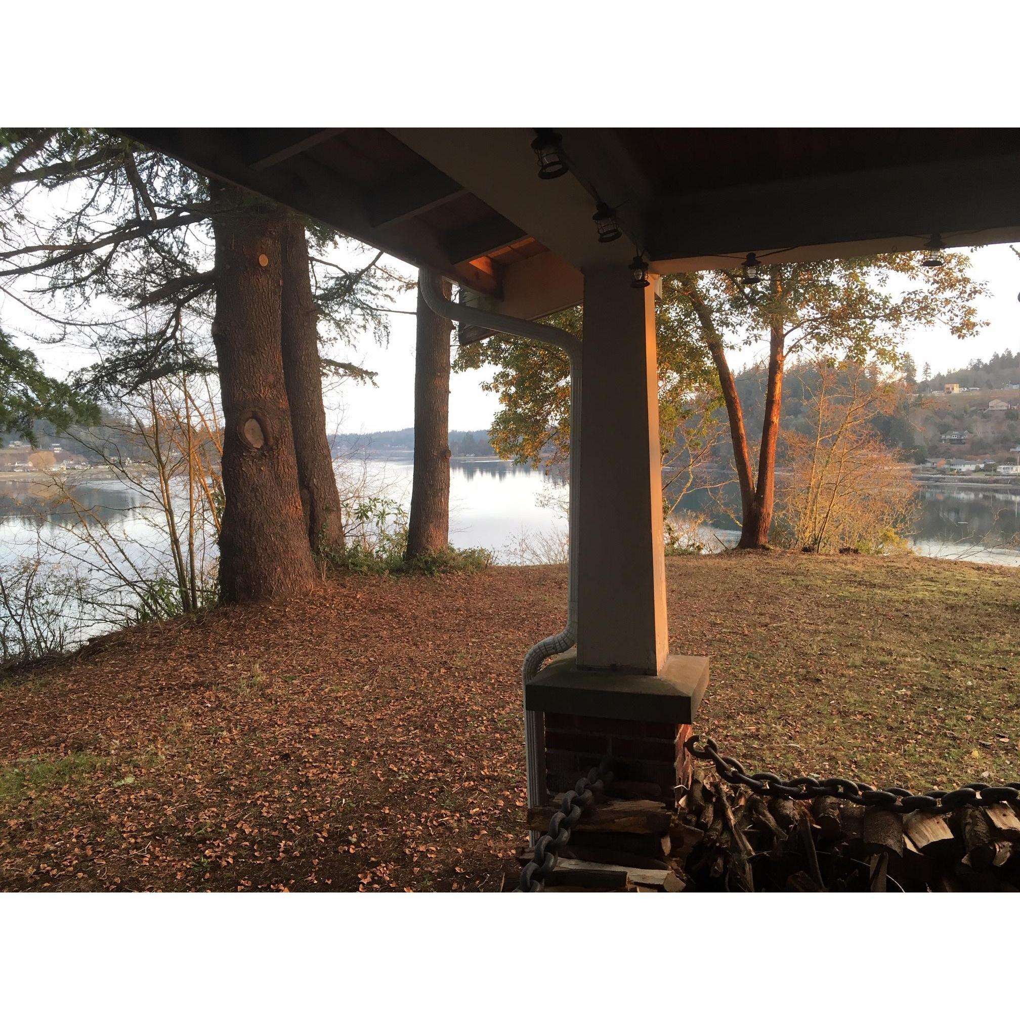 Off the back porch