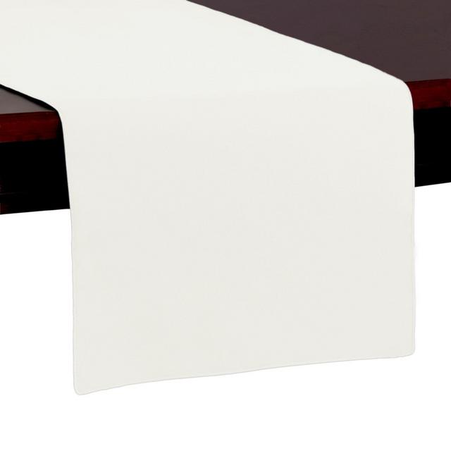 Spun Polyester 54-Inch Table Runner in Ivory