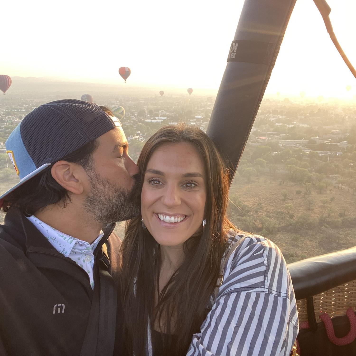 Hot Air Balloon Ride In Mexico of the Aztec Pyramids