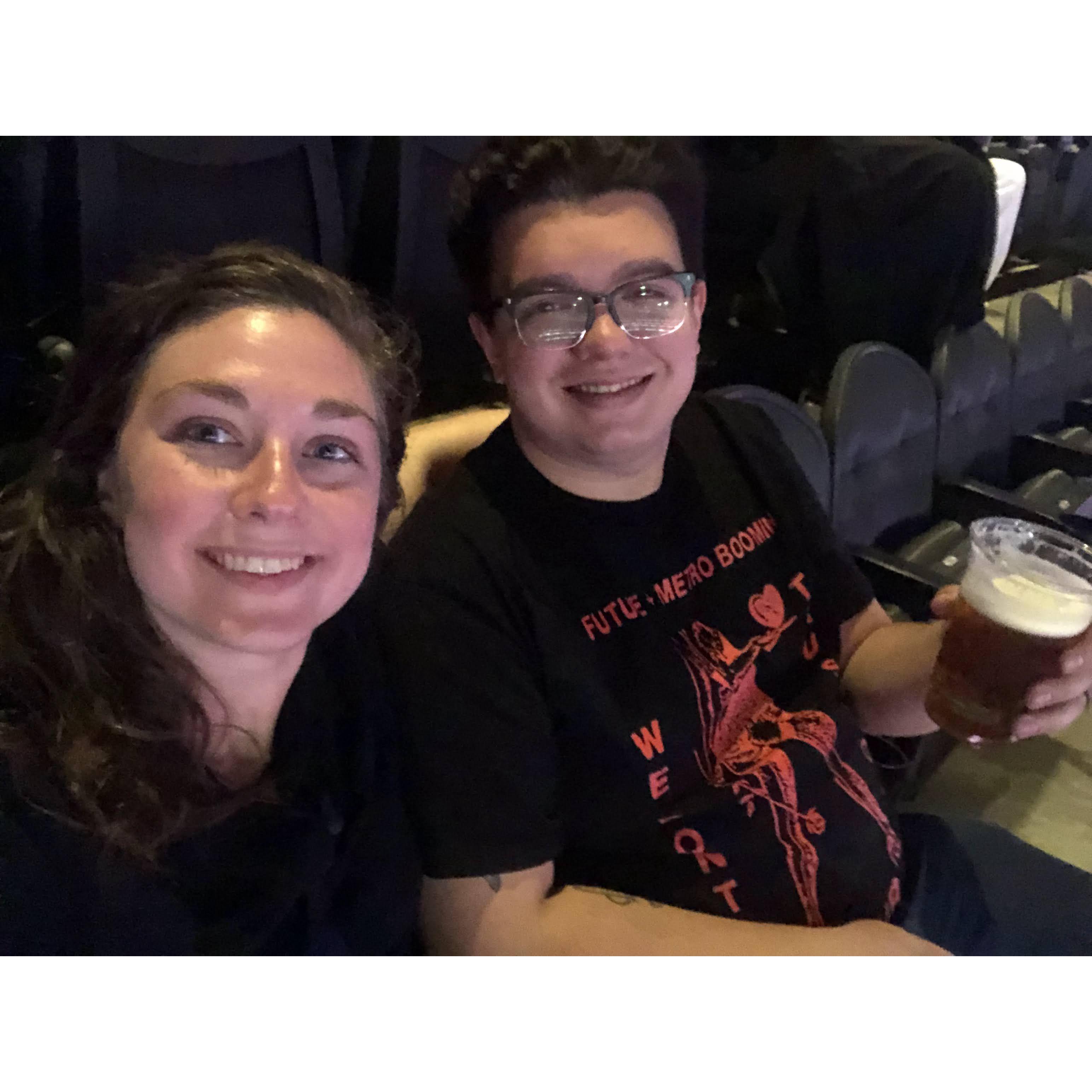 Seeing Stevie Wonder in concert!