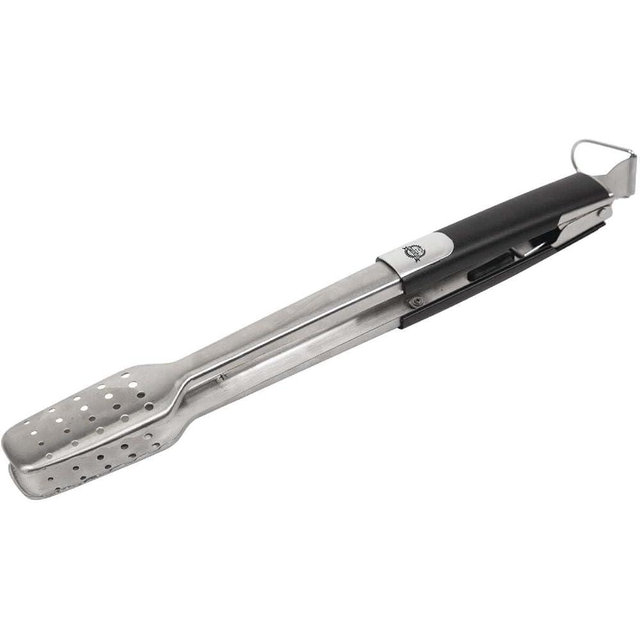 Pit Boss Grills Soft Touch BBQ Tongs, Silver/Black, (67387)