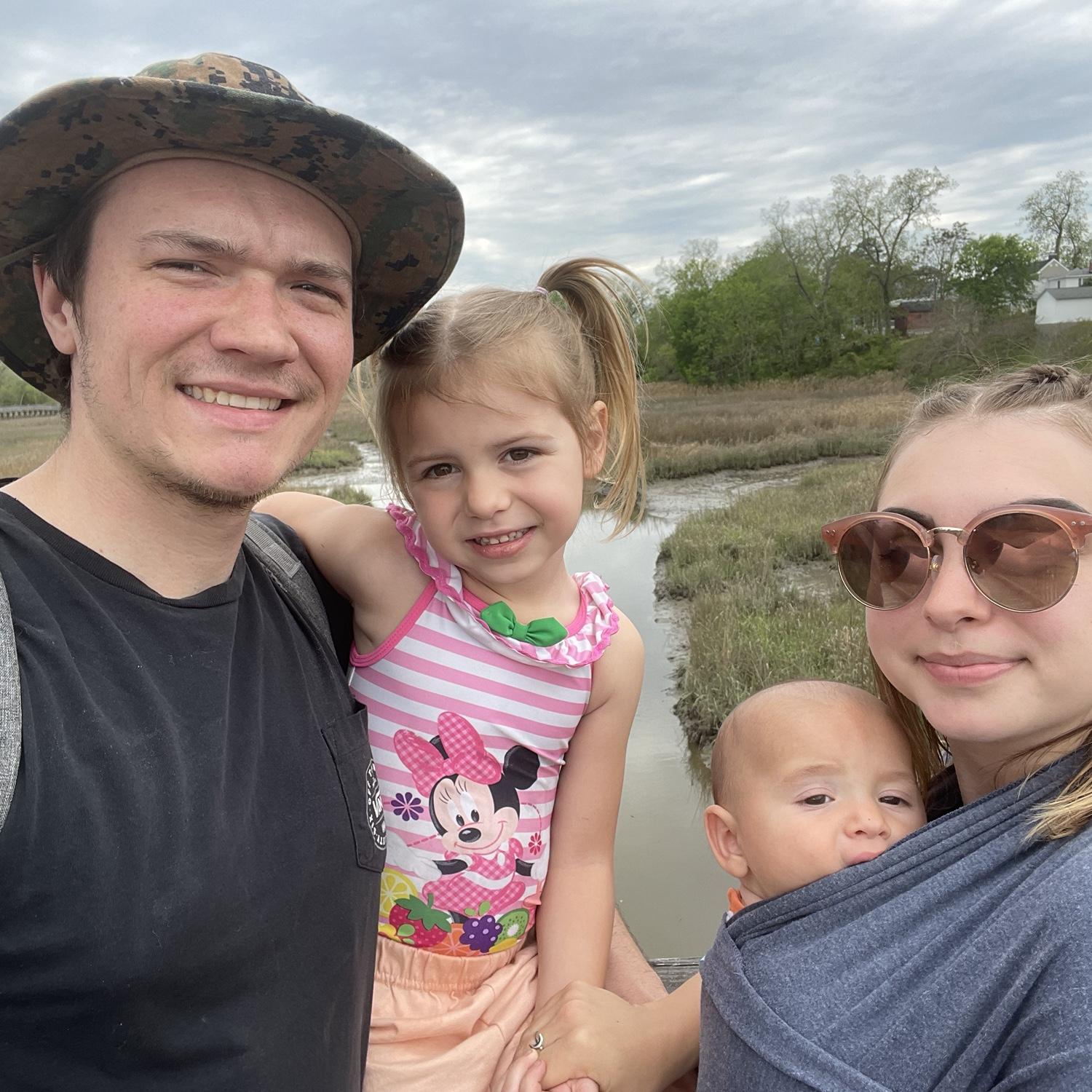 Rivers first hike.