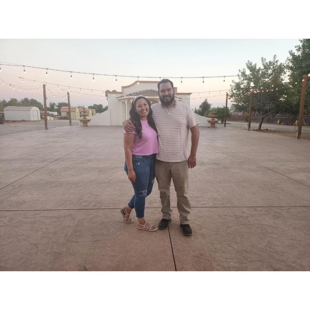 The day we booked our venue :)