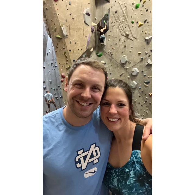 Garrett and I have started indoor rock climbing and are looking at making this our new hobby!